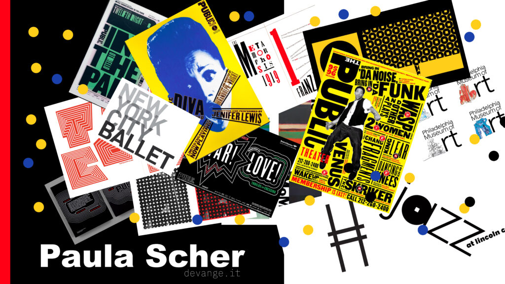 Paula Scher graphic design