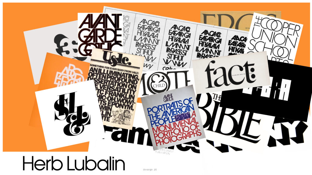 Herb Lubalin graphic design